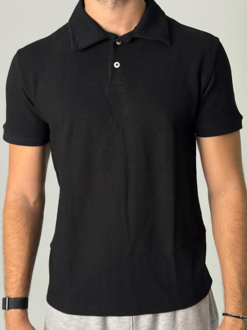 Obsidian Black Polo