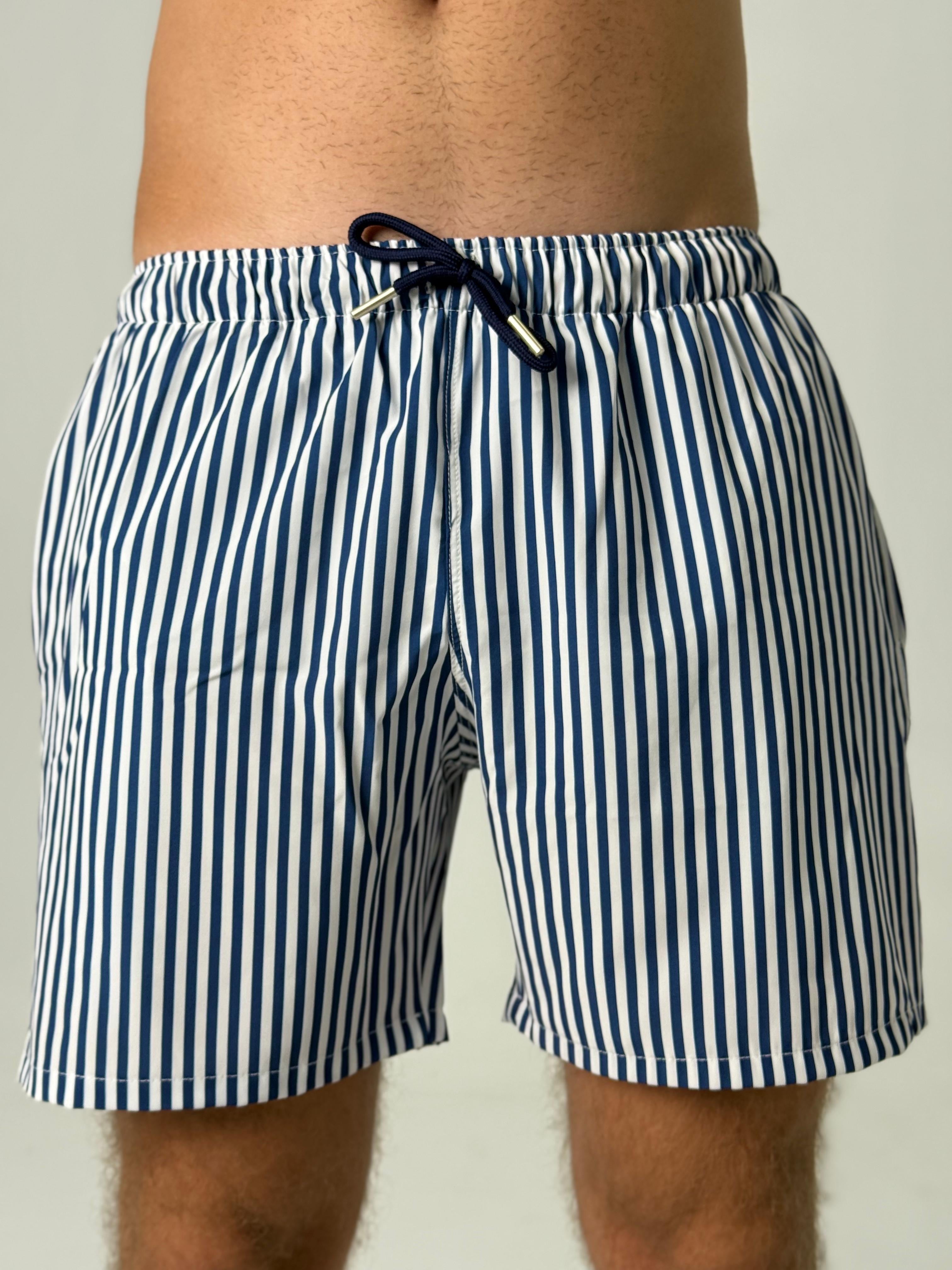 Navy Striped