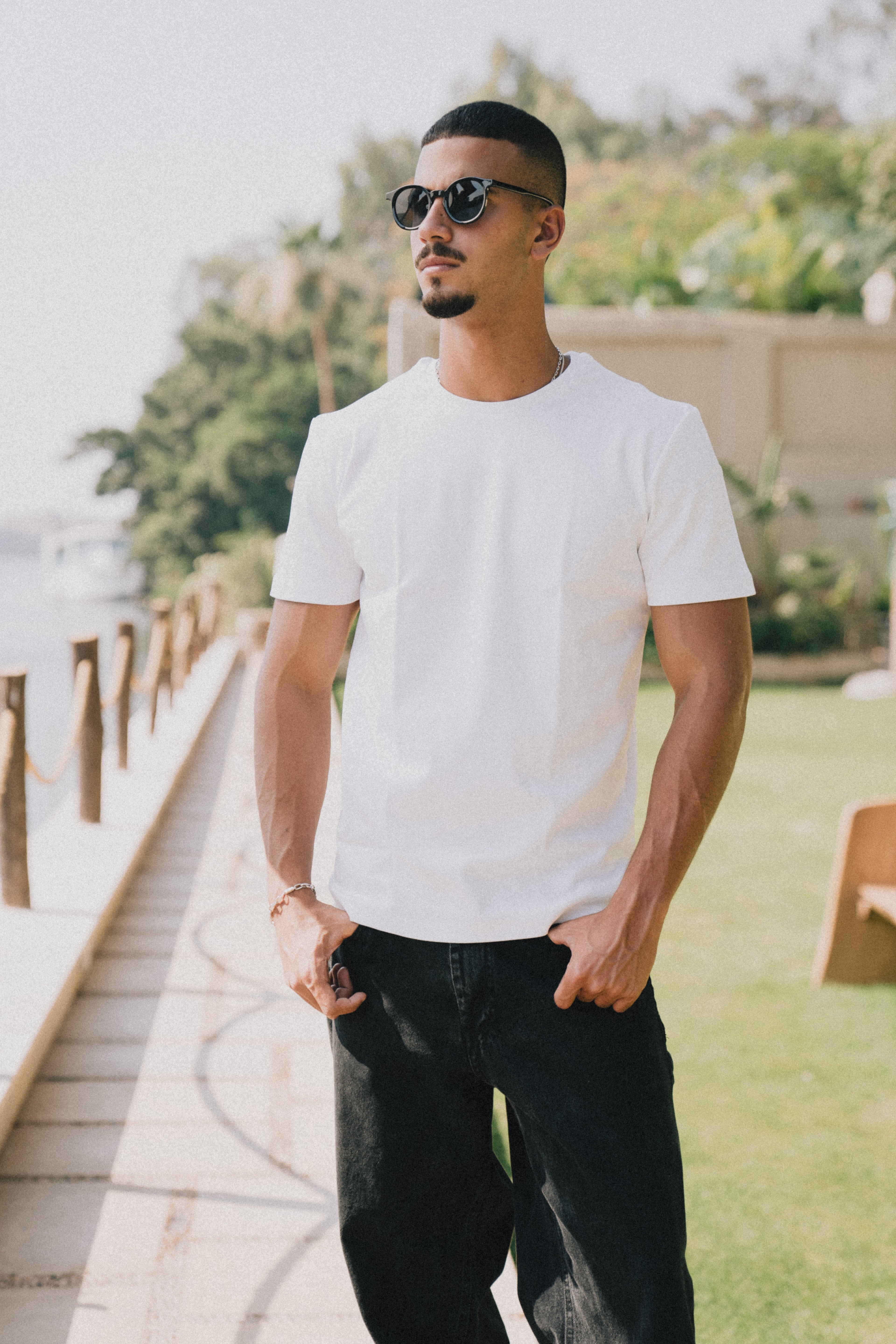 Cocaine White Tailored Fit