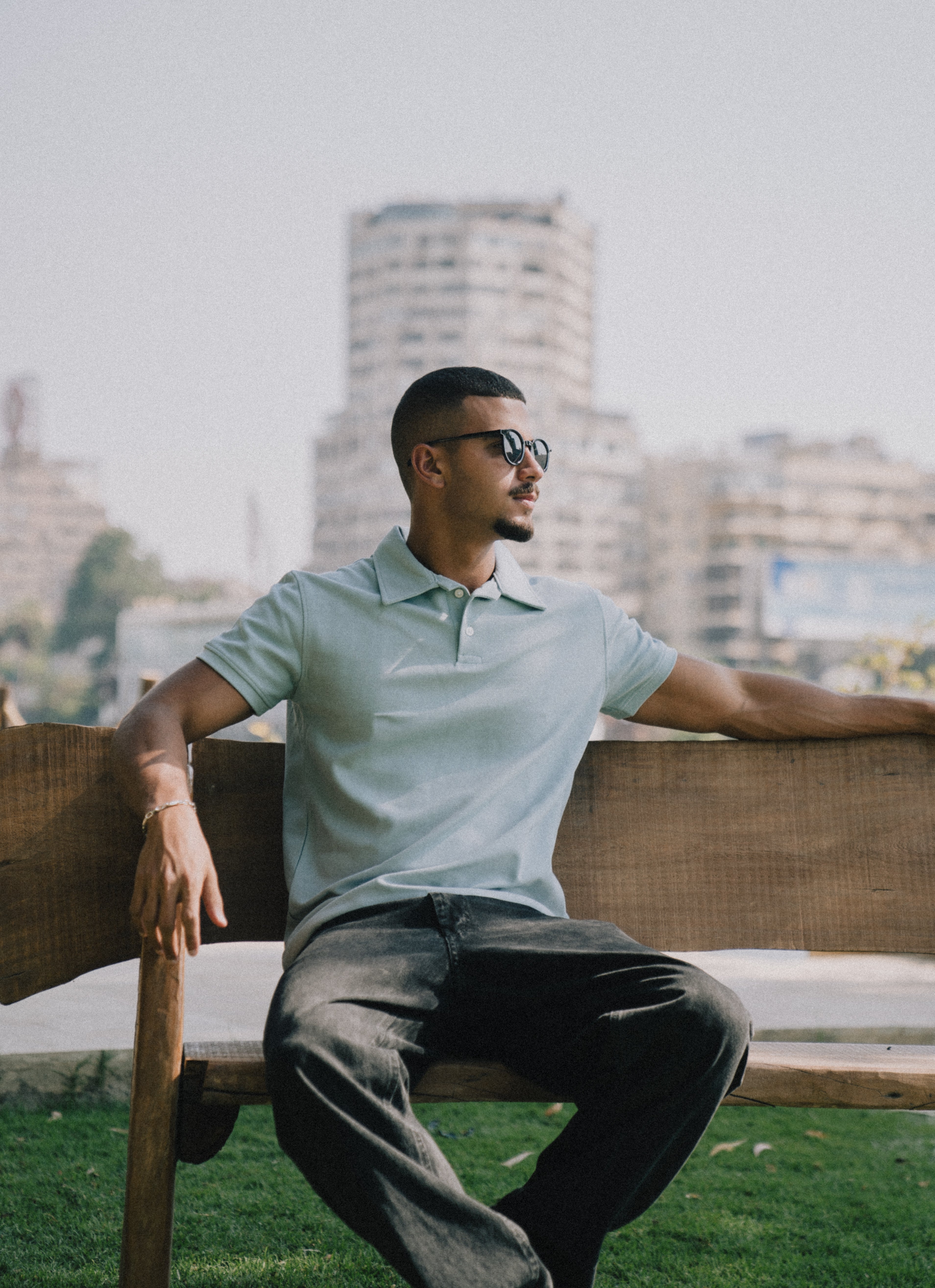 Ice Blue Polo