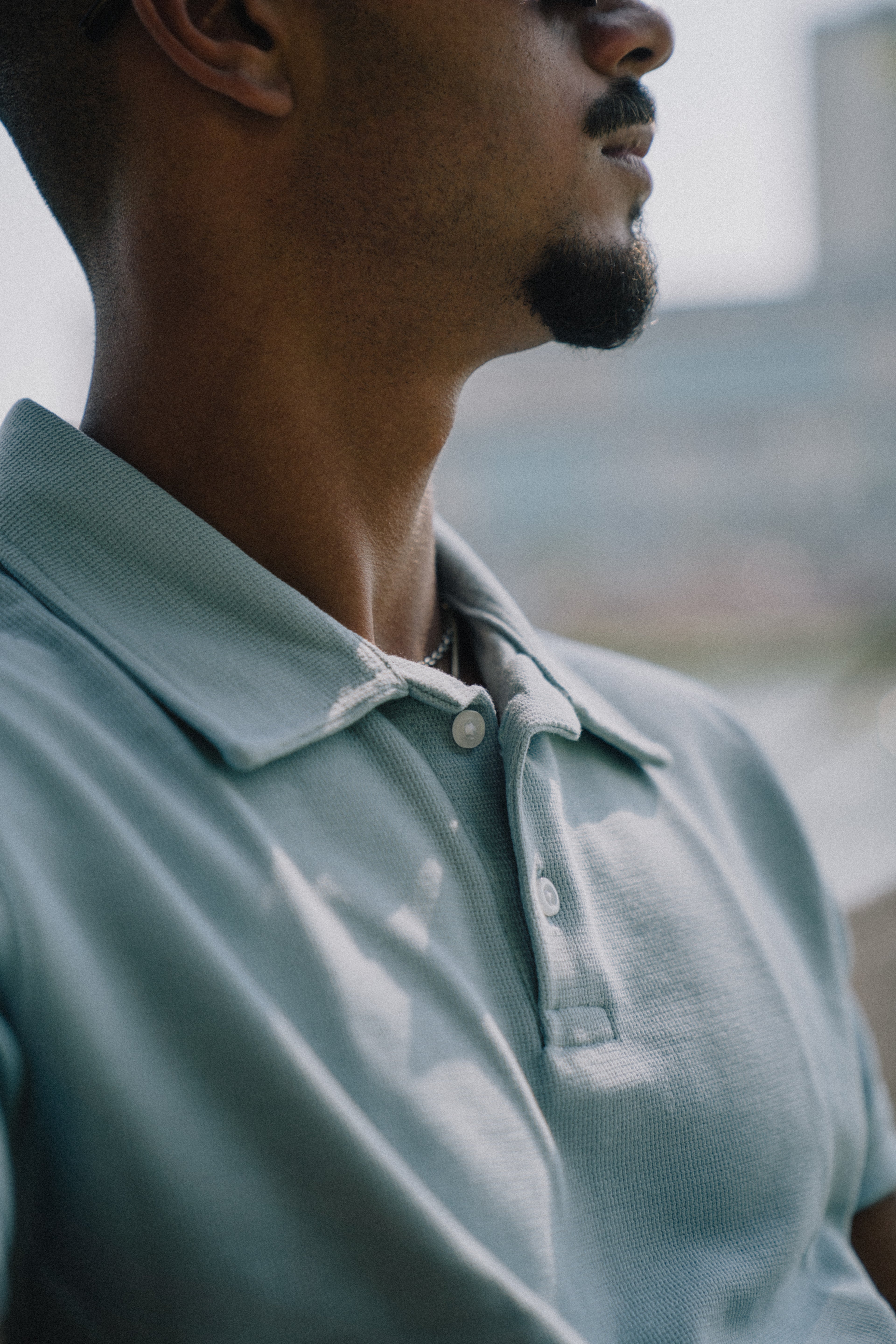 Ice Blue Polo