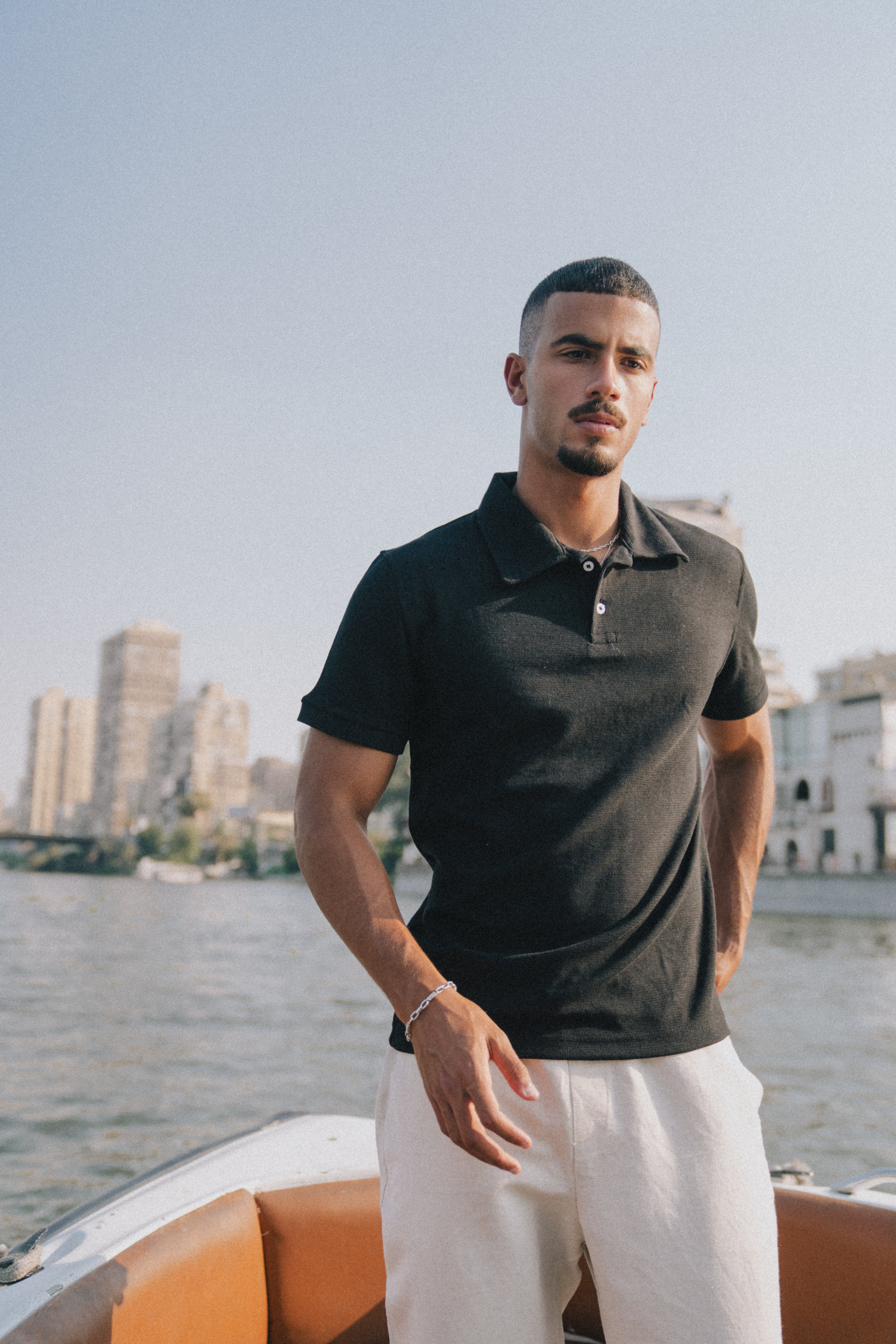 Obsidian Black Polo