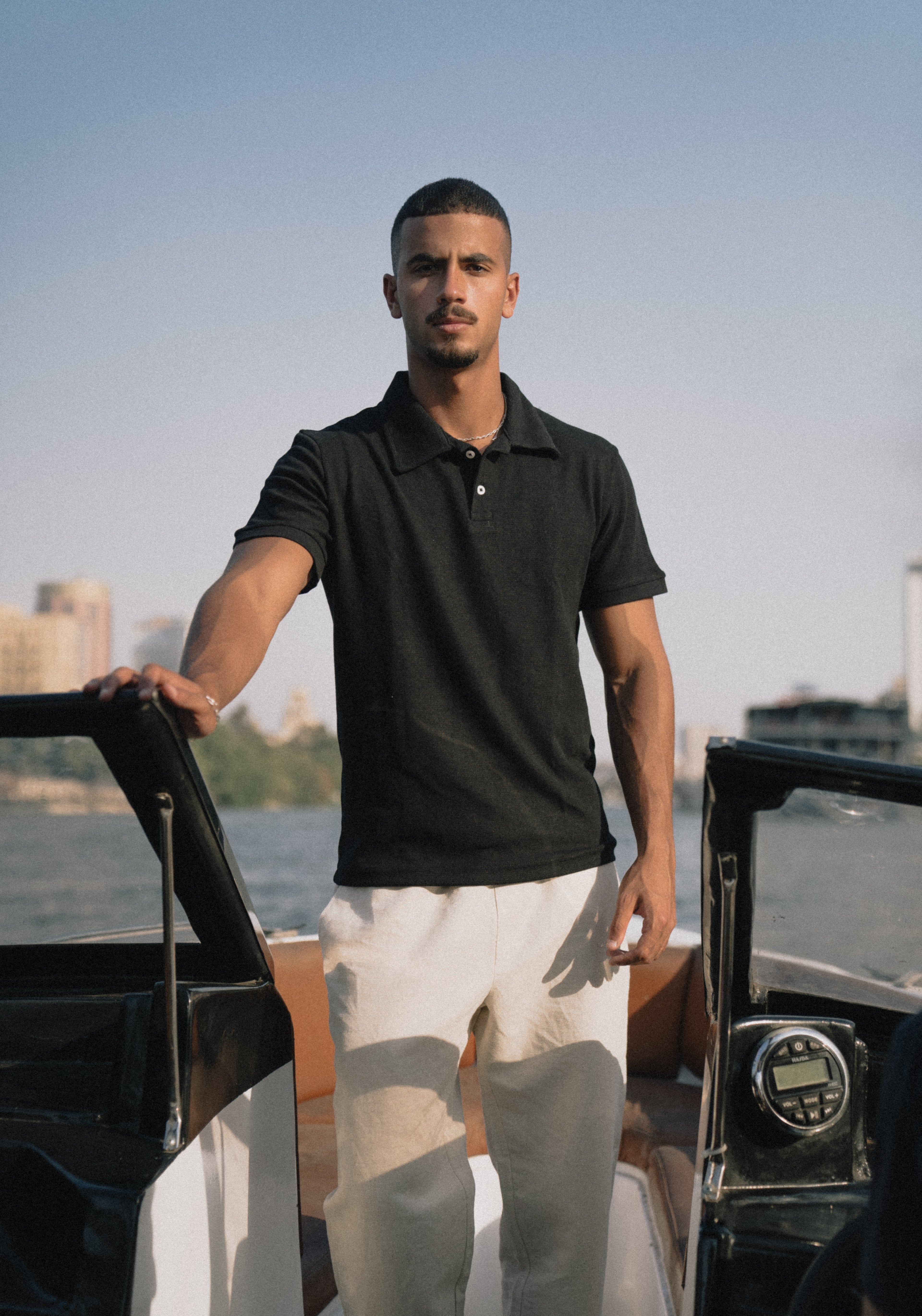 Obsidian Black Polo