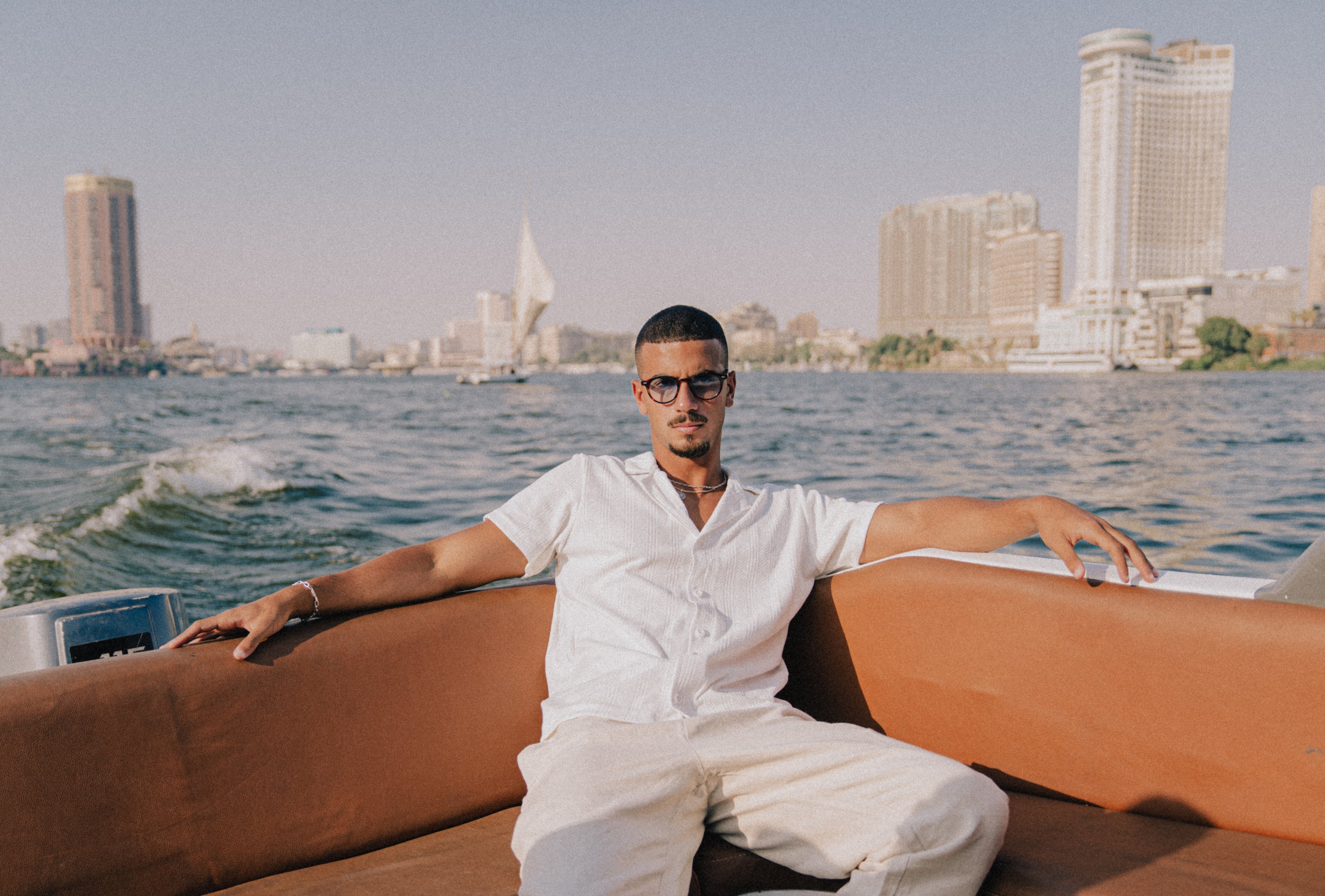Cocaine White Knitted Shirt