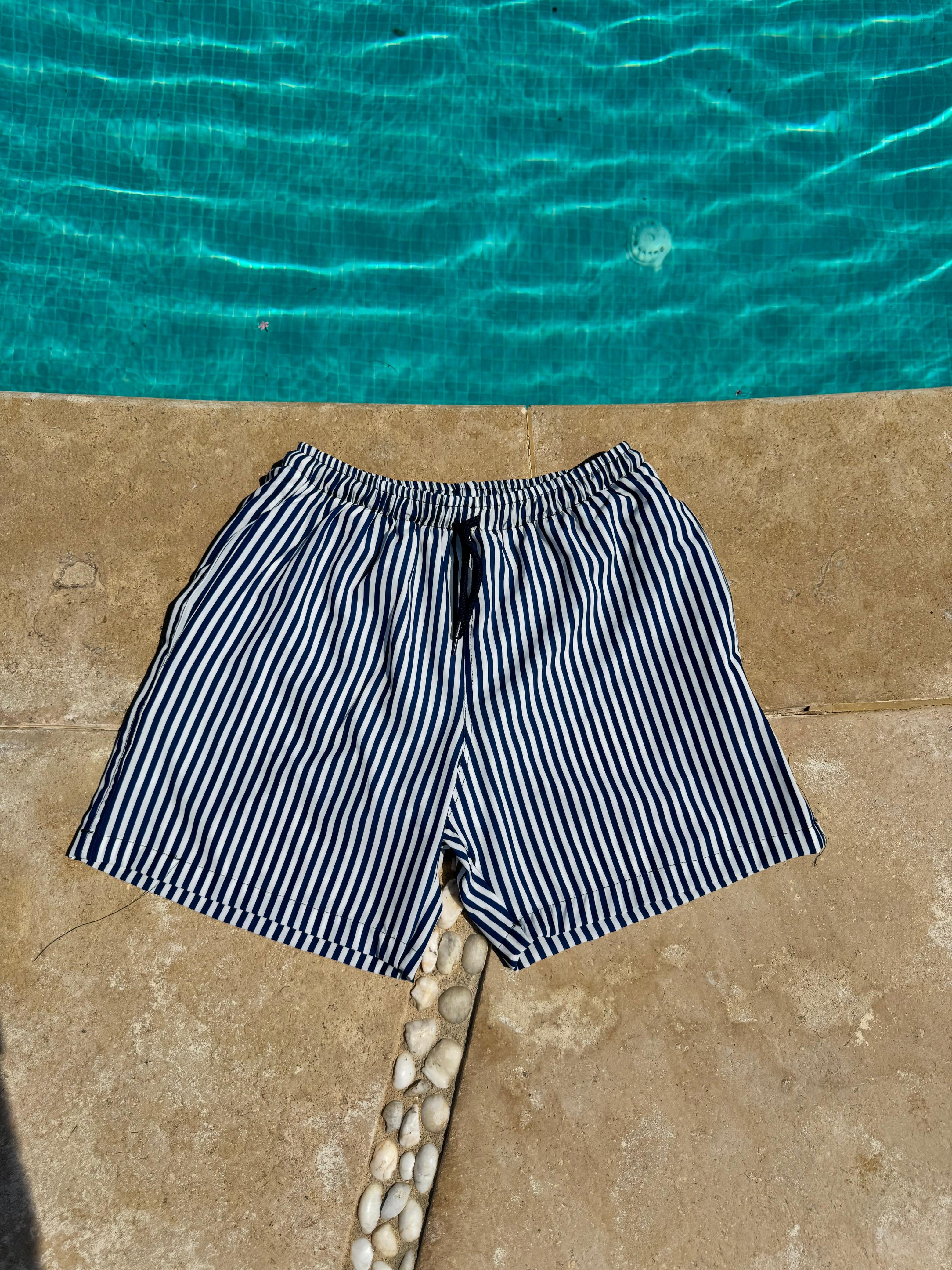 Navy Striped