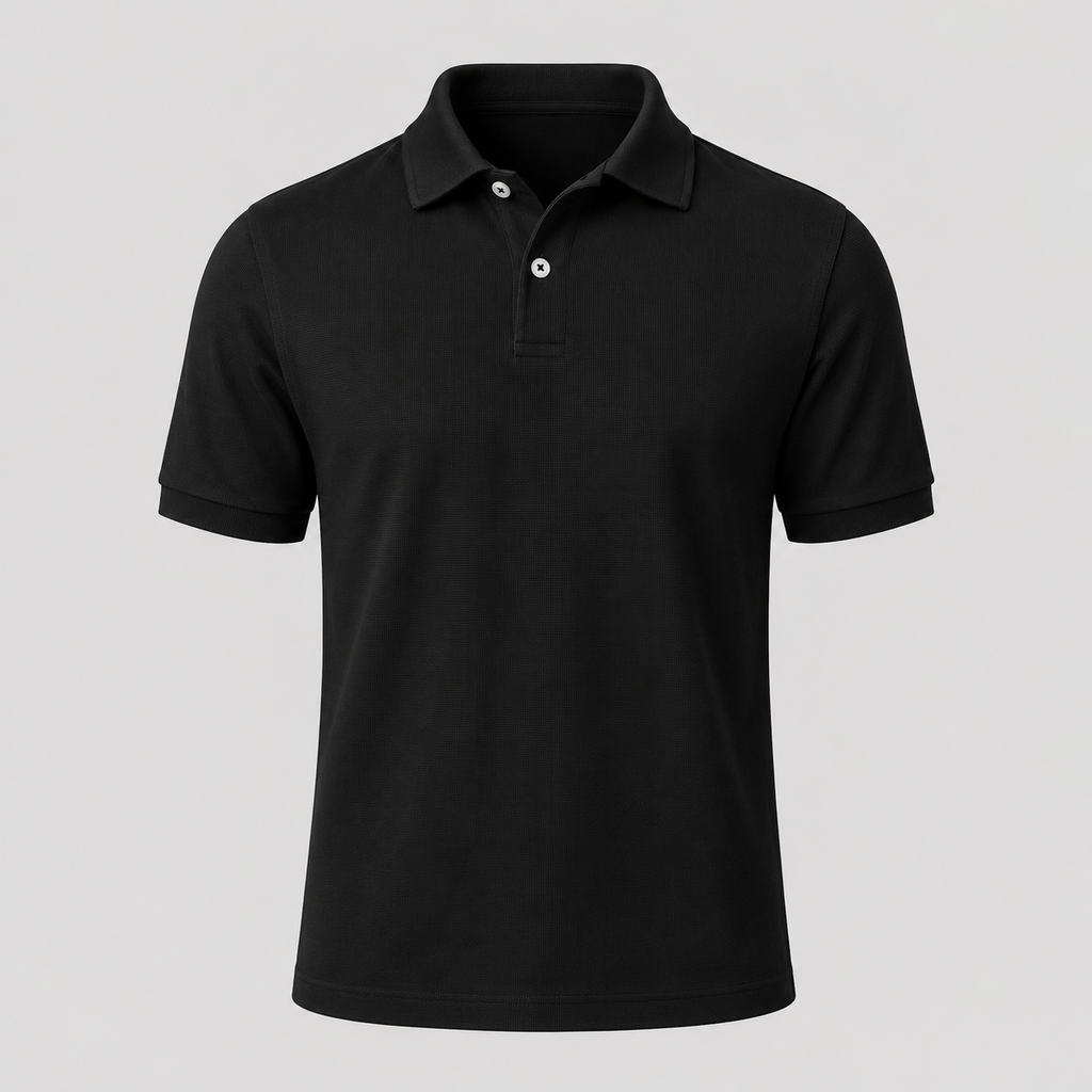 Obsidian Black Polo